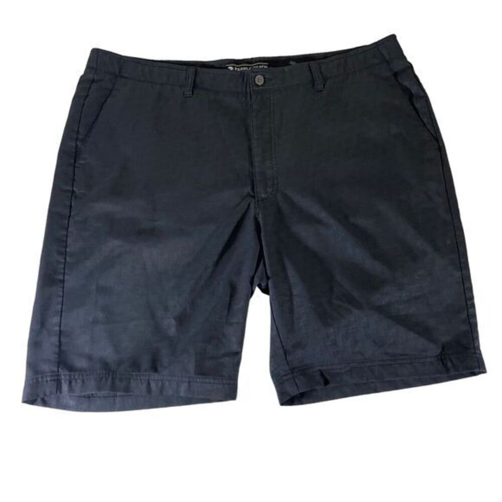 Pebble Beach Men’s Dry Luxe Performance Golf Dark Gray Flat Front Shorts Size 40